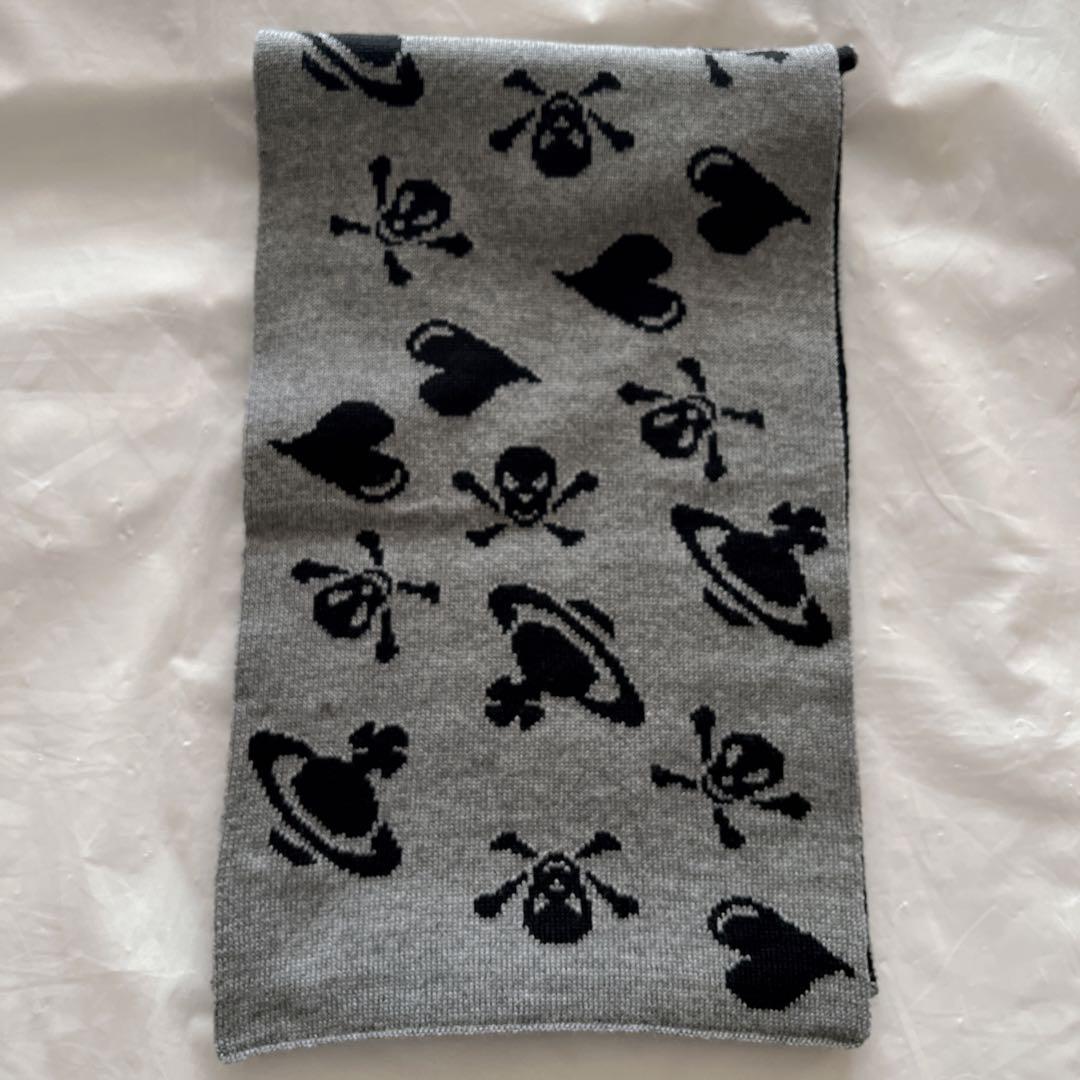 VivienneWestwood マフラー　オーブ　スカル　ドクロ　ハート