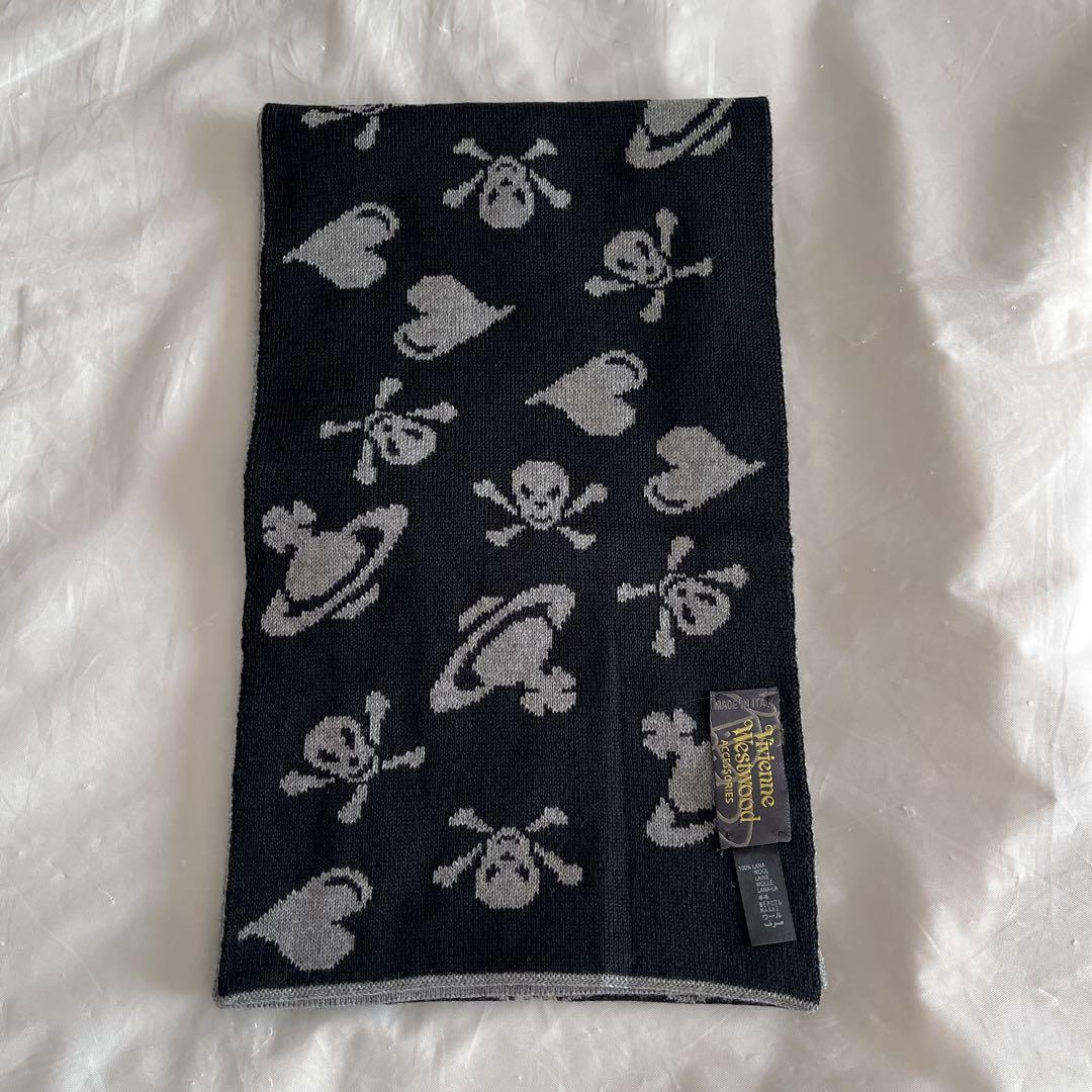 VivienneWestwood マフラー　オーブ　スカル　ドクロ　ハート