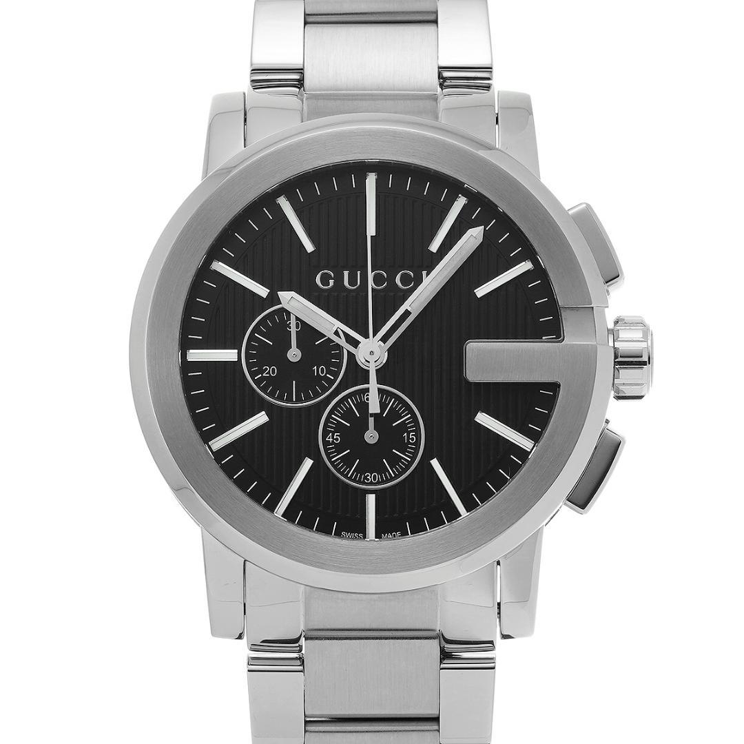 【美品】グッチ gucci 腕時計 クロノグラフ クオーツ