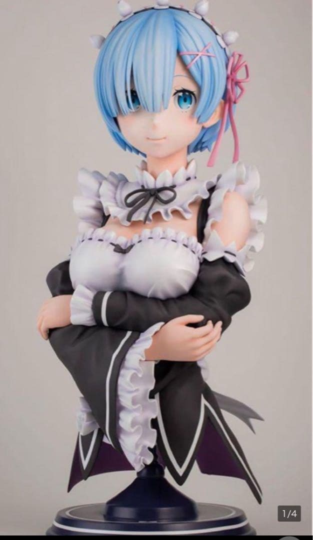 Re:ゼロ リゼロ レム 1/1 胸像フィギュア スタチュー