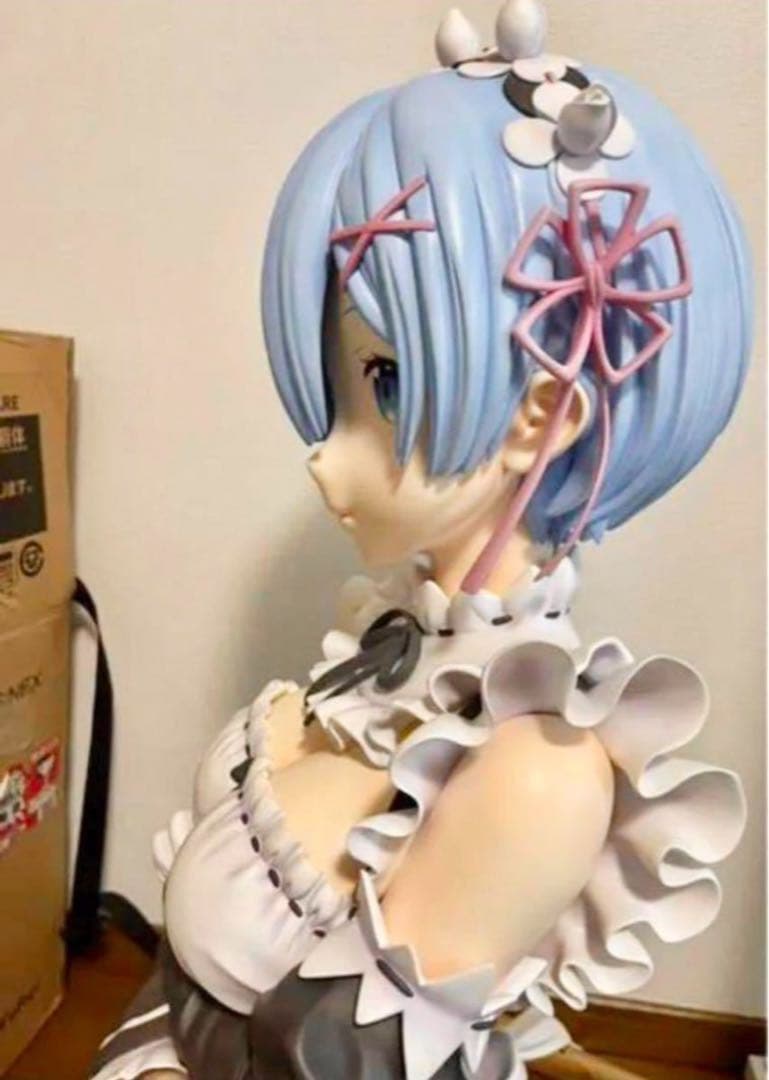 Re:ゼロ リゼロ レム 1/1 胸像フィギュア スタチュー