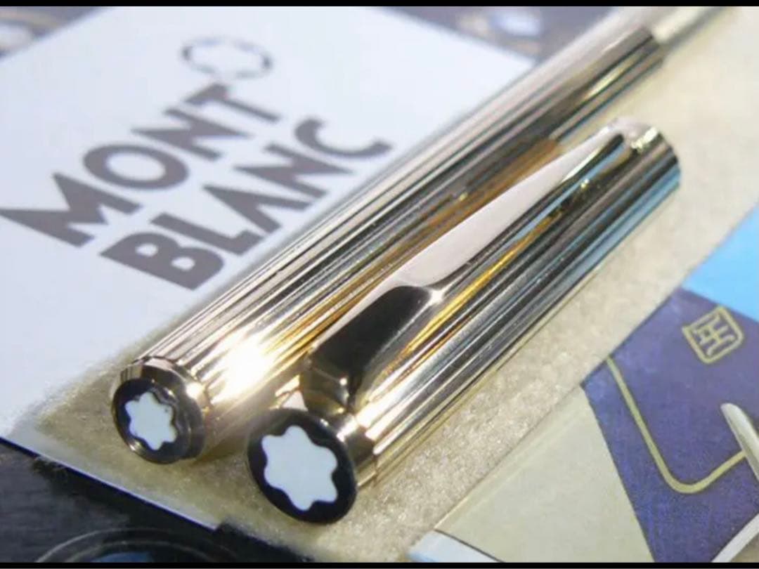 金運を呼ぶ黄金の総金張りの価値の高い逸品！No1147ノブレス★モンブラン美品