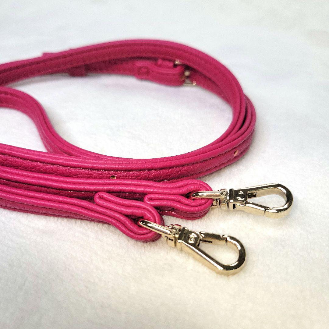 【MARY QUANT】ハンドル付き2wayショルダーウォレット ピンク 未使用