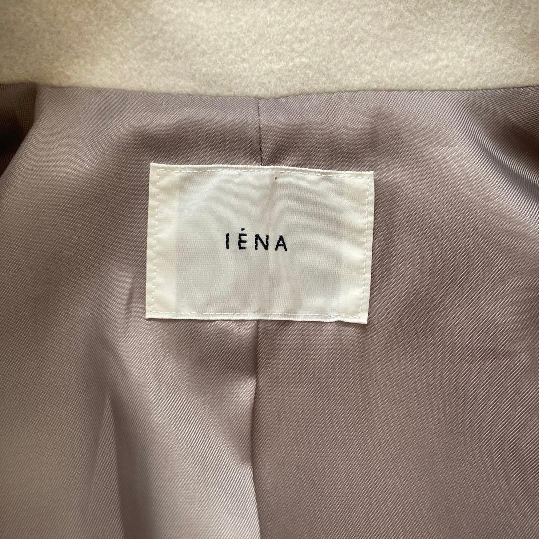 IÉNA クリーム ダブルブレスト チェスターコート