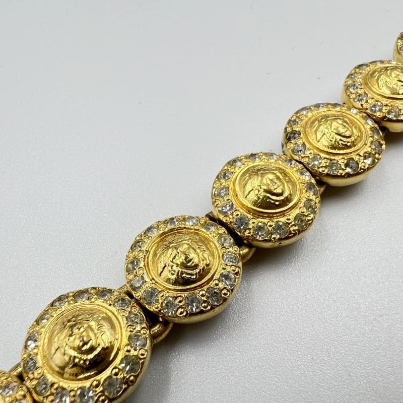 GIANNI VERSACE ブレスレット メデューサ ラインストーン