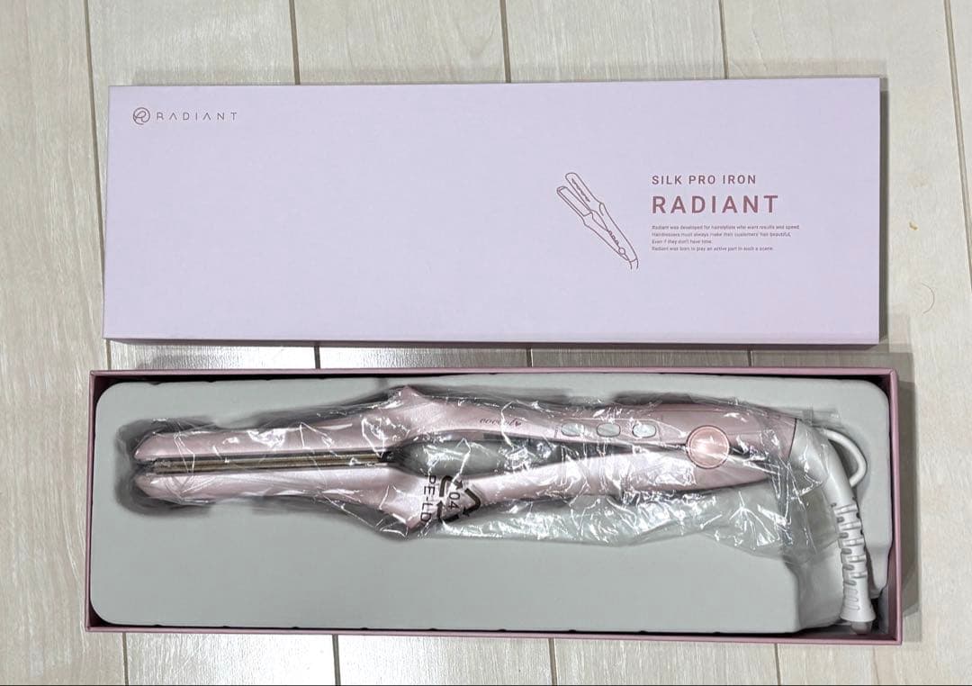 ラディアント 28mm PINK LM-125PI ストレートアイロン ピンク