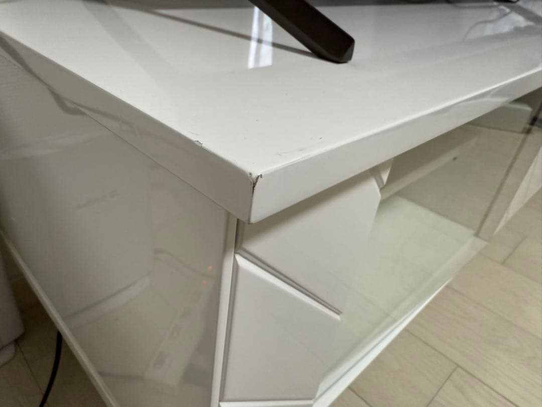 Francfrancソルティール TVボード 2 ホワイト 送料込み