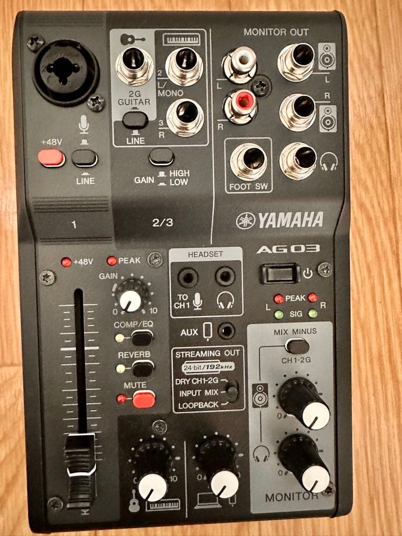 AG03MK2 ブラック ACアダプター等付き