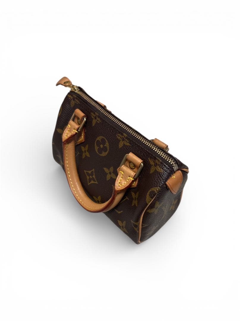 LOUIS VUITTON ハンドバッグ モノグラムミニスピーディブラウン廃盤品