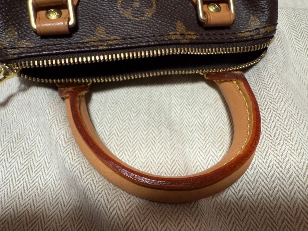 LOUIS VUITTON ハンドバッグ モノグラムミニスピーディブラウン廃盤品