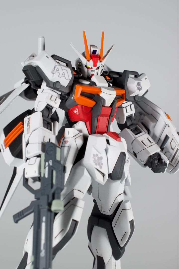 HG エールストライクガンダム　エクスインパルスカラー　全塗装　塗装済み　完成品