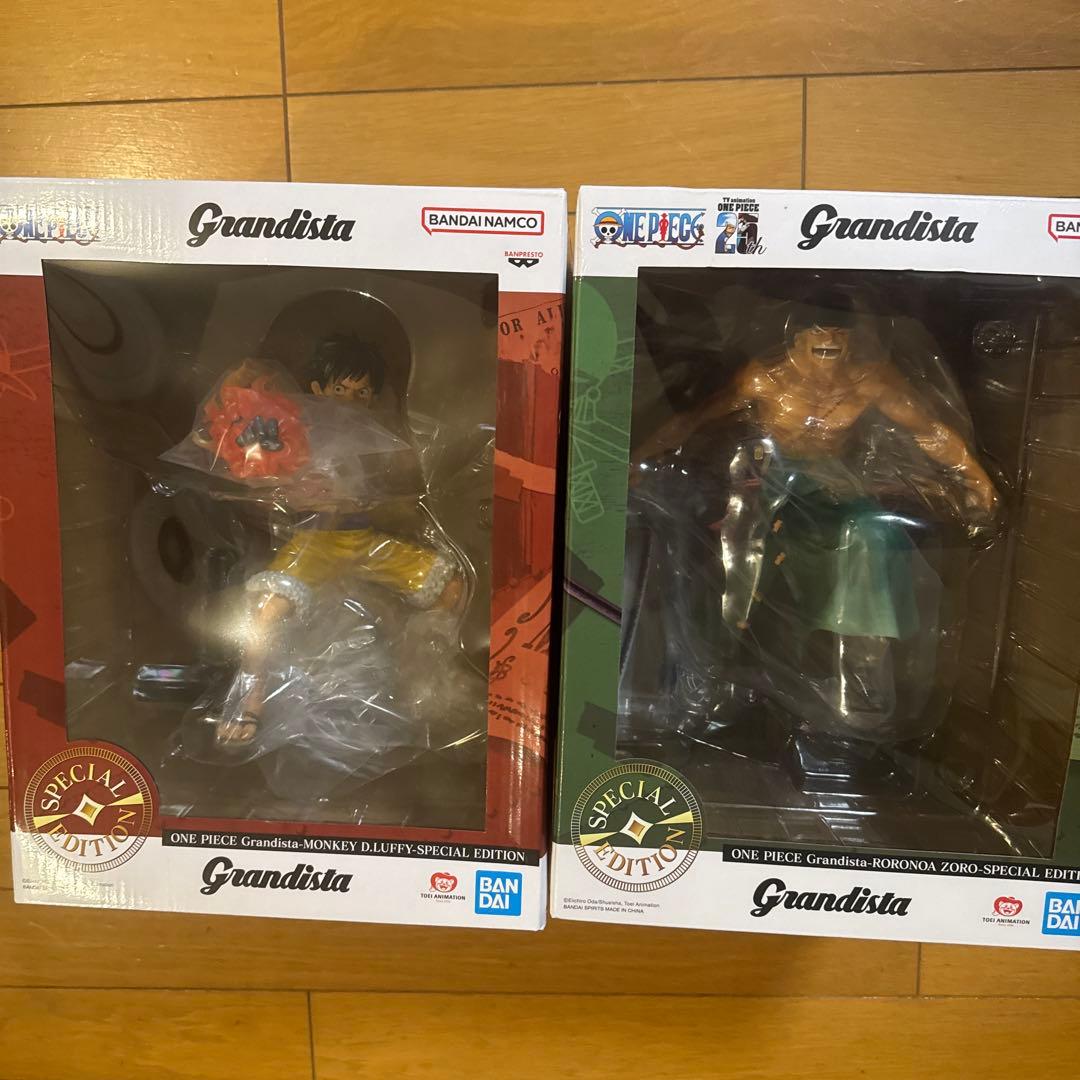 ワンピース　grandista スペシャルエディション　海外正規版　ルフィ＋ゾロ