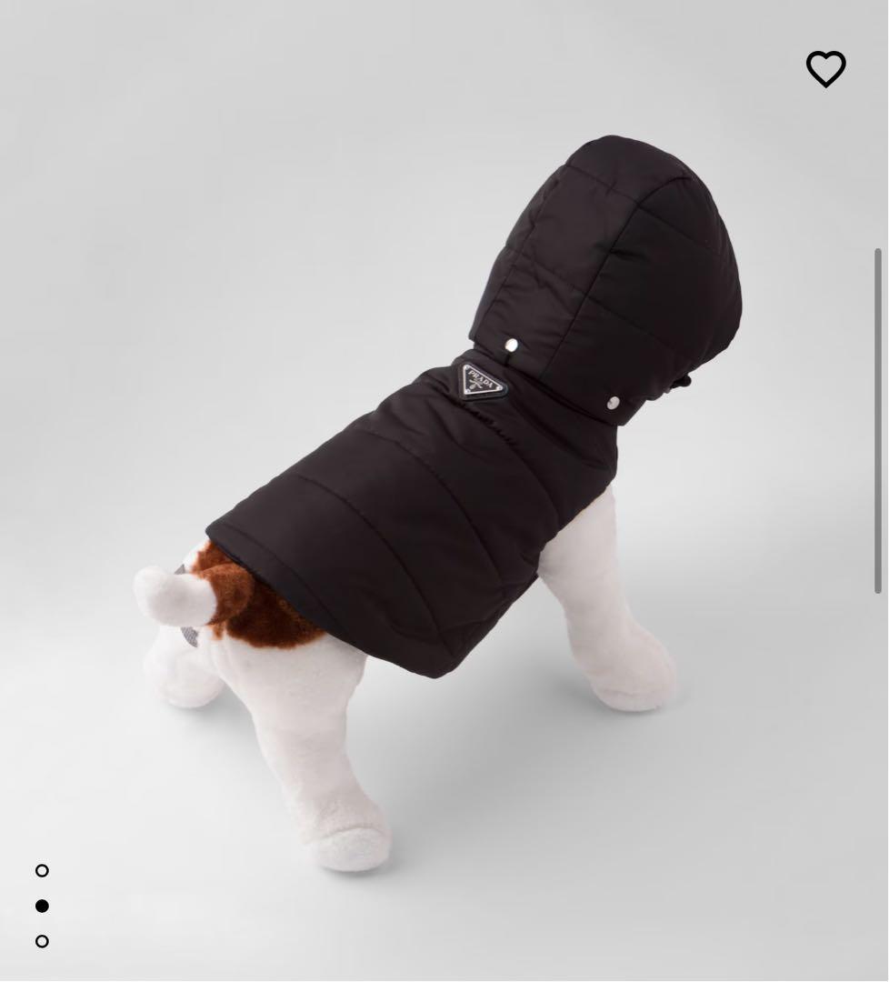 プラダ　犬　パファー ドッグコート Mサイズ　ネイビー