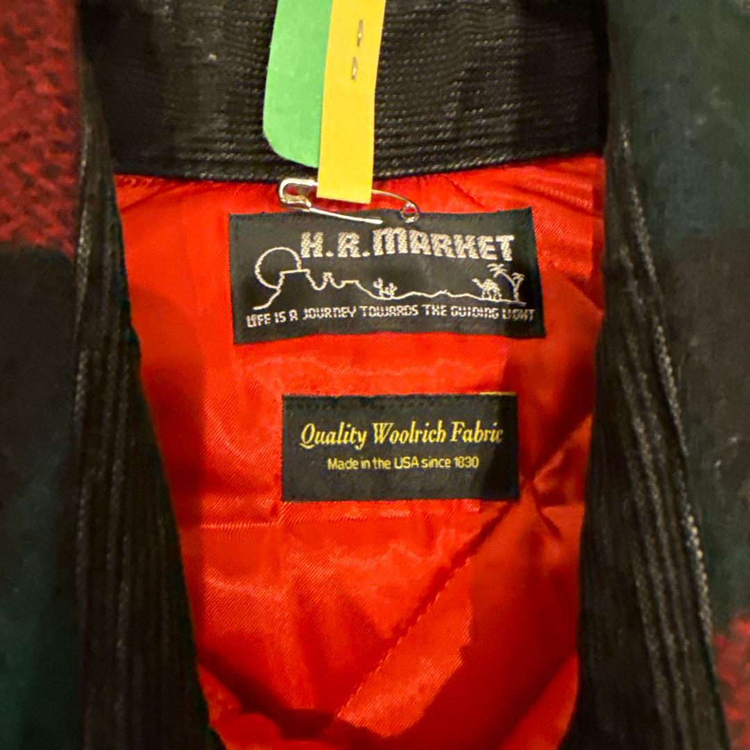 H.R. MARKET ウールチェックジャケット