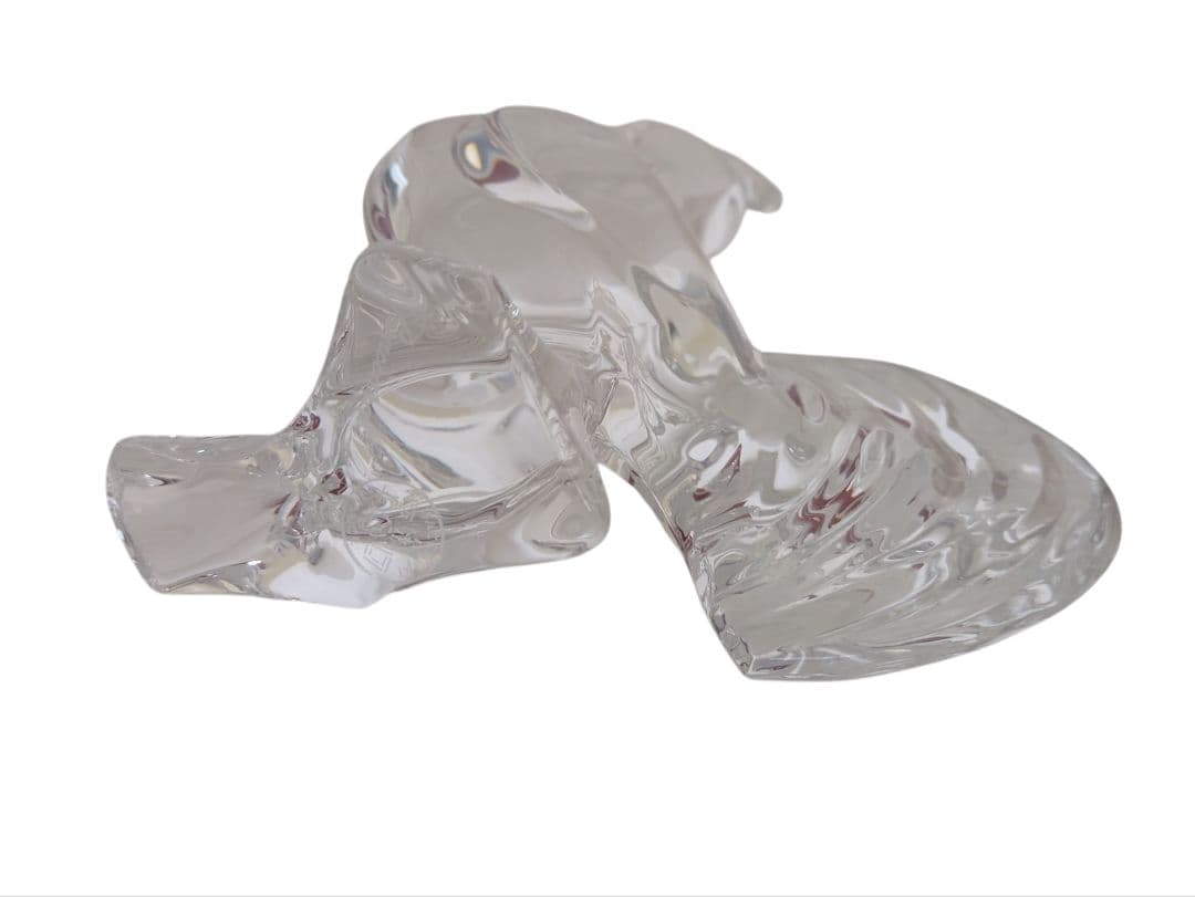 Baccaratバカラ クリスタルガラス とりの置物 箱付き