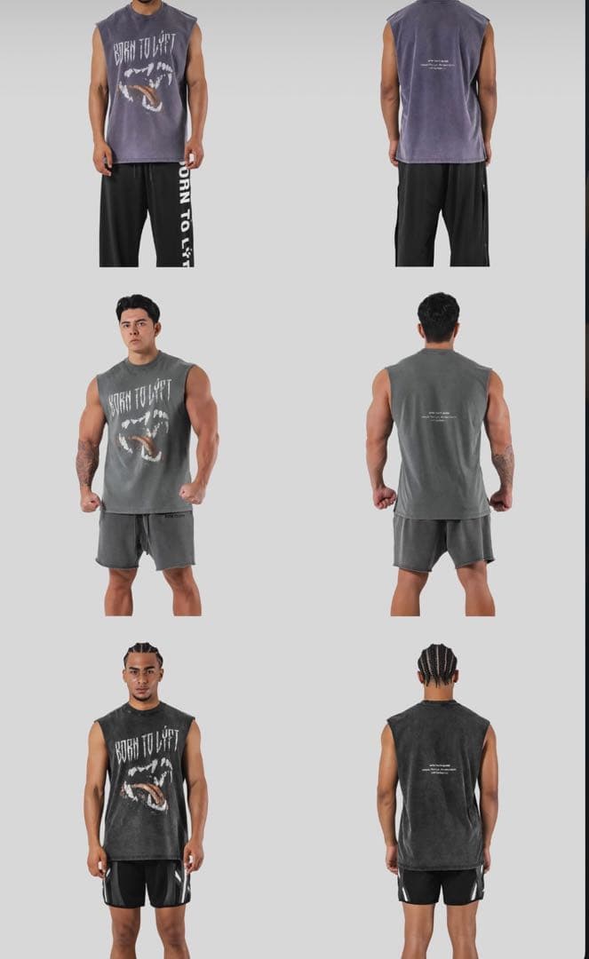 【新品】LÝFT ロゴ T-SHIRTS T-シャツ　ノースリーブ　ブラック