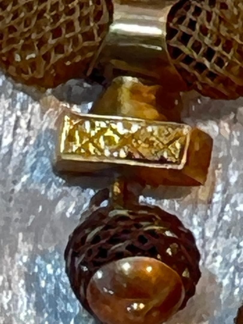 モーニングジュエリー　ヘヤーアクセサリー　ゴールド12ct