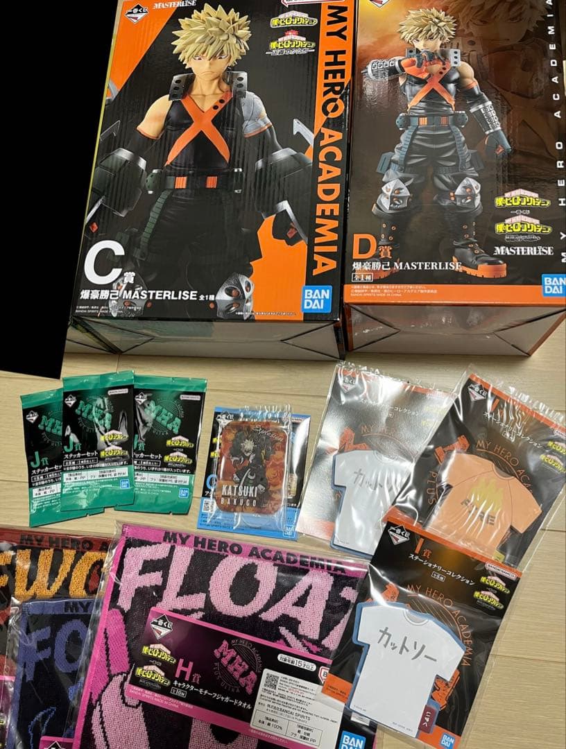フリマ最安値★新品未開封★12点★ヒロアカ一番くじ　爆豪勝己　2体＋おまけセット