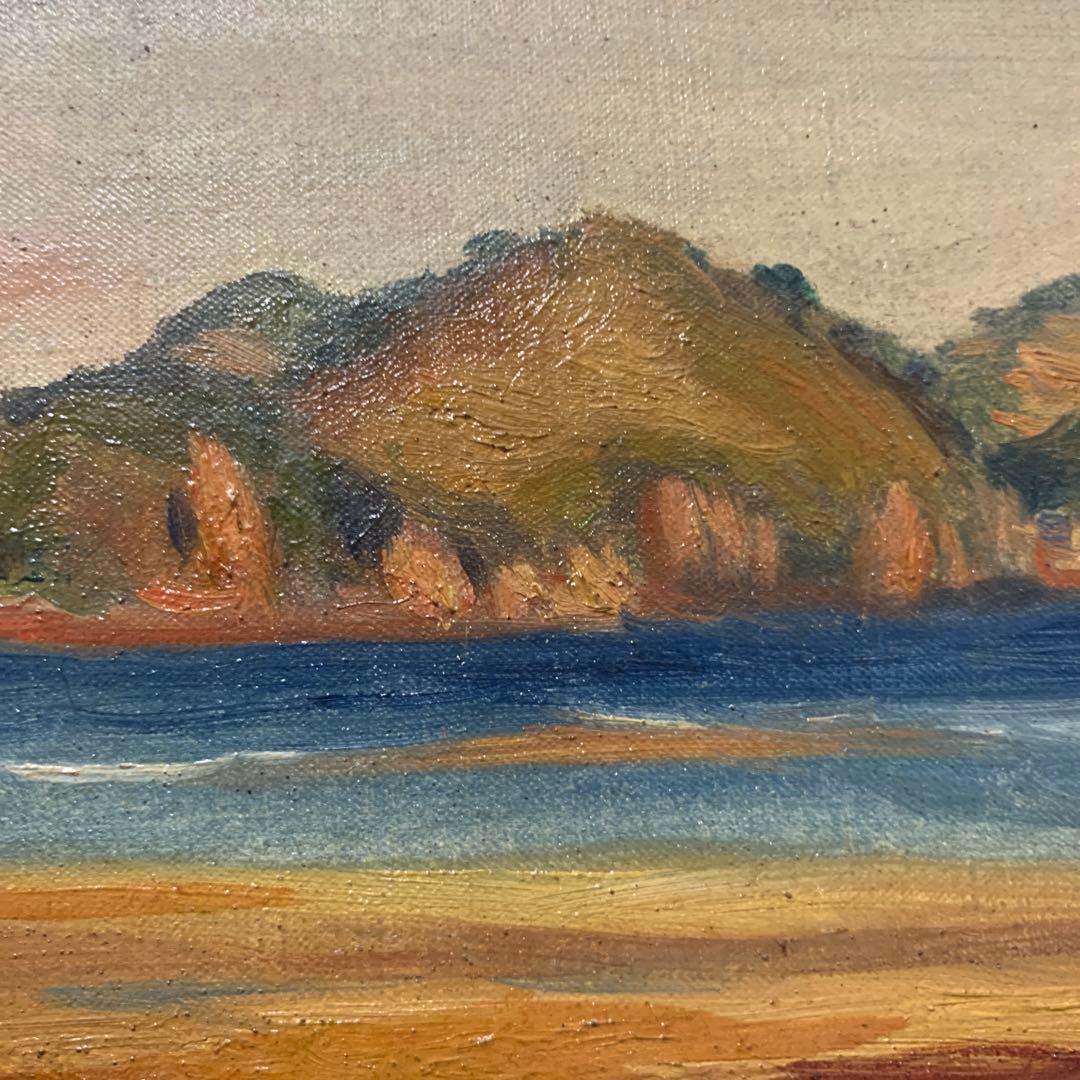 正宗得三郎 「風景」 油彩画　8号