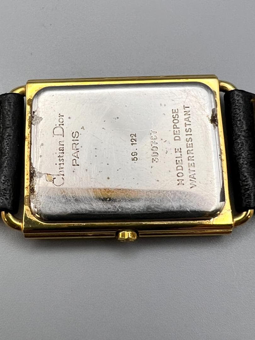 クリスチャンディオール 59.122 ホワイト クオーツ レディース 時計 不動