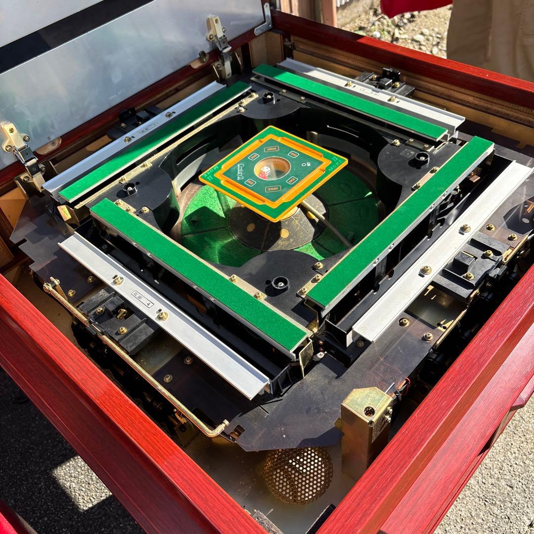 マツオカ センチュリーNEXT 全自動麻雀卓（ジャンク）　椅子4脚セット