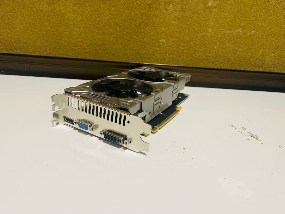 デュアルファン グラフィックボードGTX1050Ti-4GD5