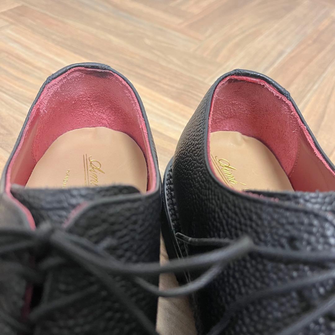 美品　AIME LEON DORE イタリア製　Derby 革靴　Crest