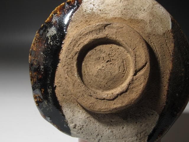 ☆古織部茶碗　澄心　薮内家　(燕庵)　十二代　猗々斎の花押がございます☆y423