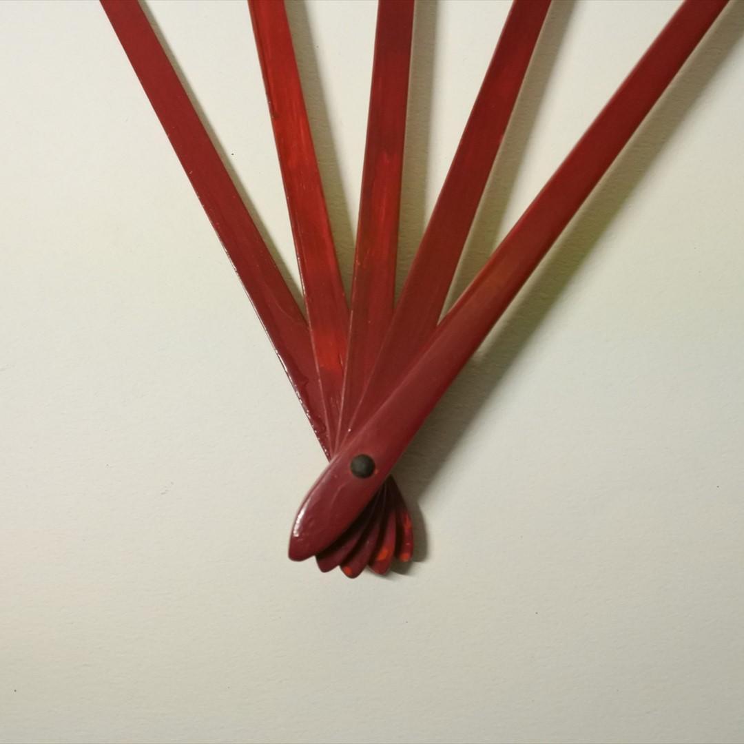 梅原龍三郎　リトグラフ　扇面裸婦図　求龍堂版 1954年　箱付