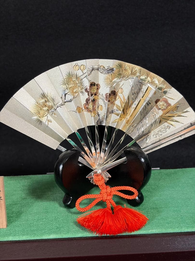 伝統工芸士・武比古氏による純銀製の扇子