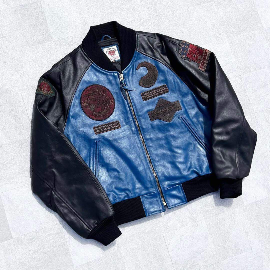 専用！500着限定 TEDMAN テッドマン オールレザー 刺繍 スタジャン