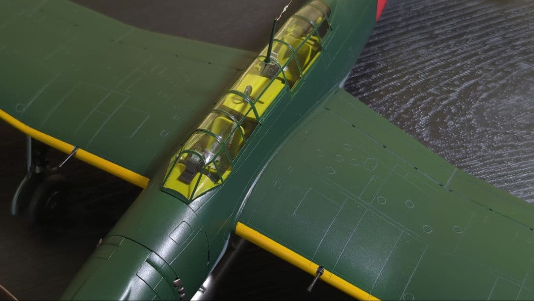 【プラモデル完成品】ハセガワ1/48日本海軍_流星改