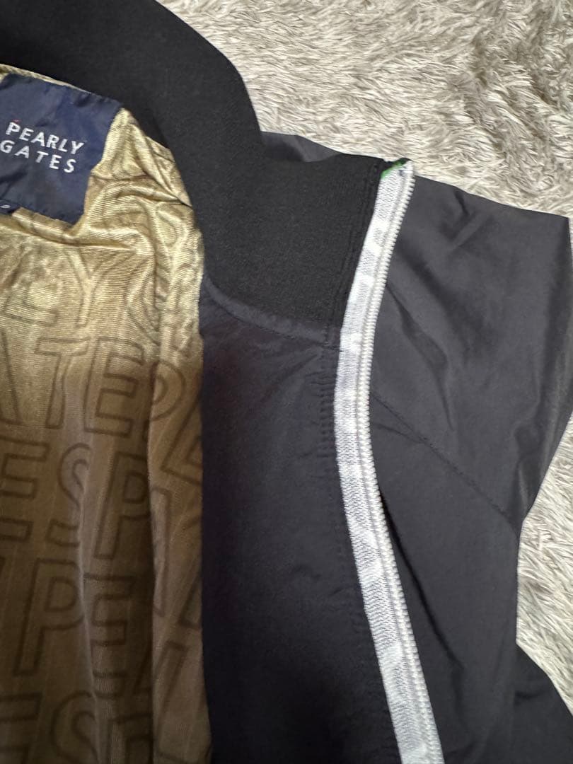 ポメリン 　PEARLY GATES ブラック　フルジップジャケット