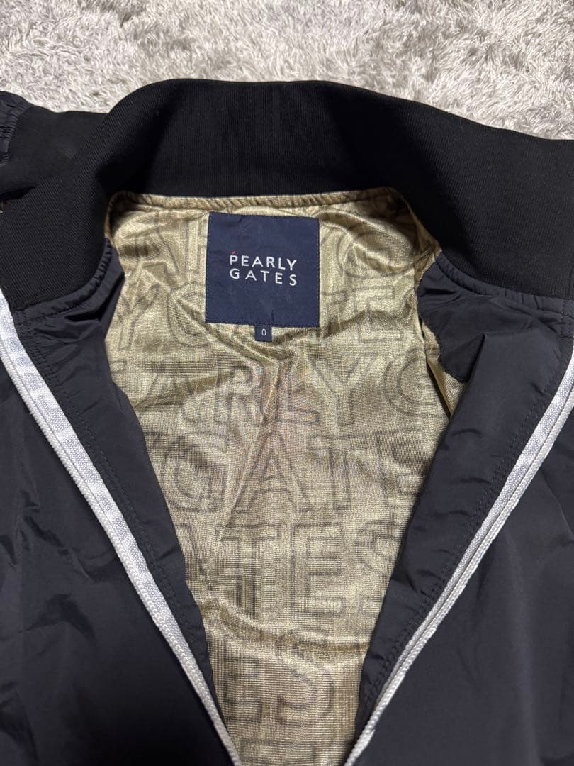 ポメリン 　PEARLY GATES ブラック　フルジップジャケット