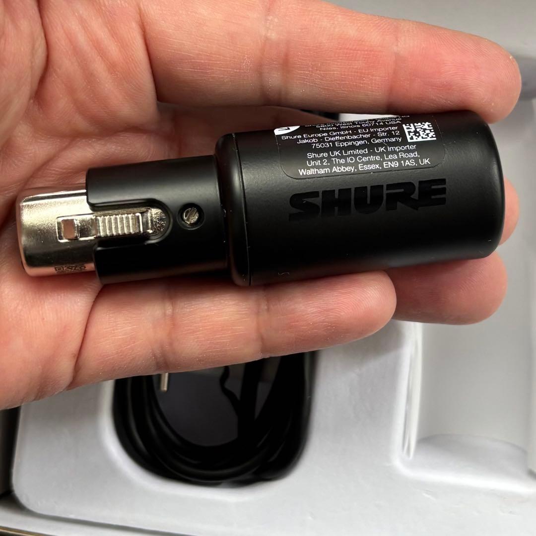 ［匿名配送 美品］SHURE MVX2U小型デジタルオーディオインターフェース