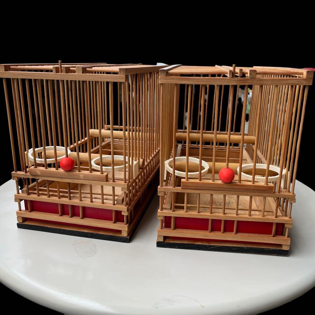 メジロ籠2個寝せ籠1個セット