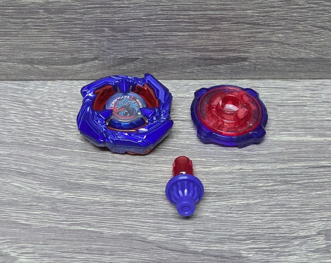 ベイブレードX　コバルトドレイク4-60F　メタルコート：ブルー