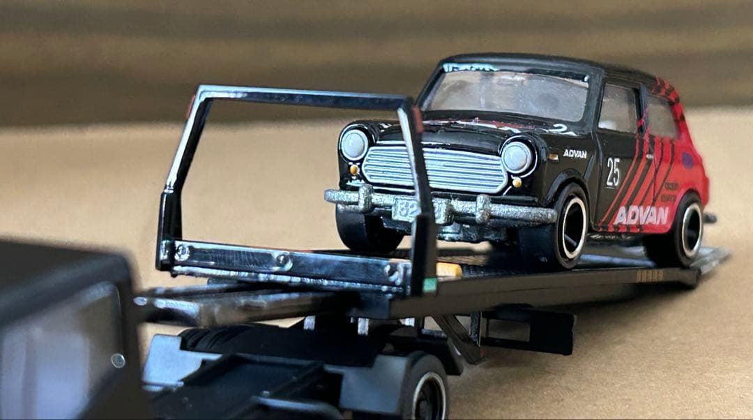 トミカ 積載車セット ミニクーパー セフテーローダ