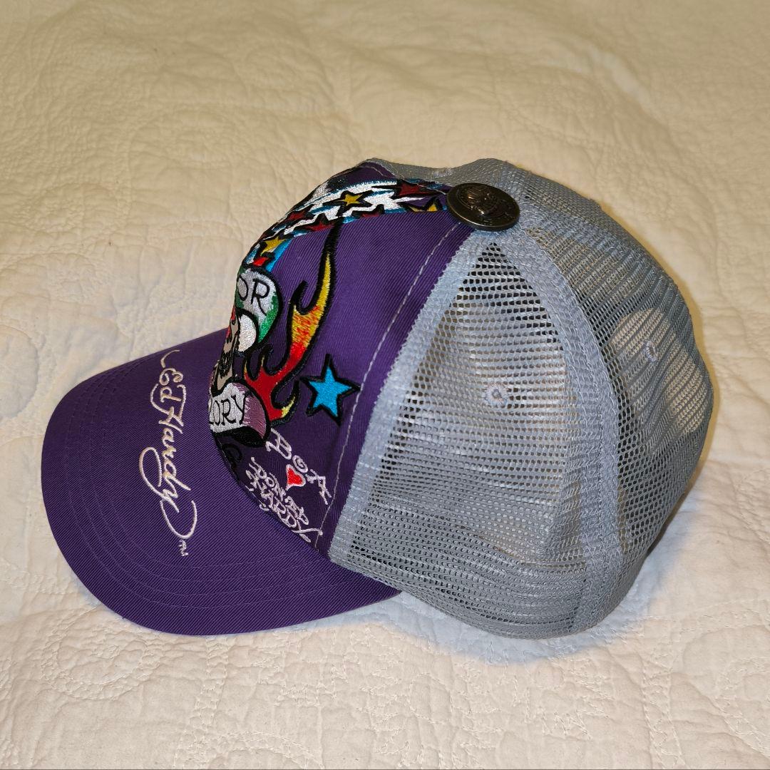 BoA × Ed Hardy コラボ キャップ 完全受注生産 限定品 パープル