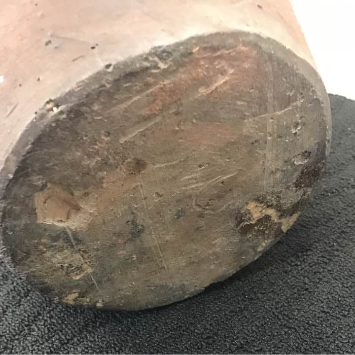 備前焼 三耳壶時代物。