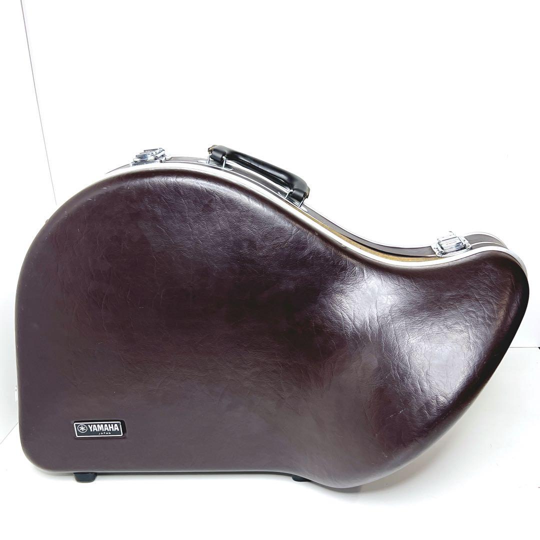【内装美品】 YAMAHA フレンチホルンケース ブラウン　ハードケース　純正