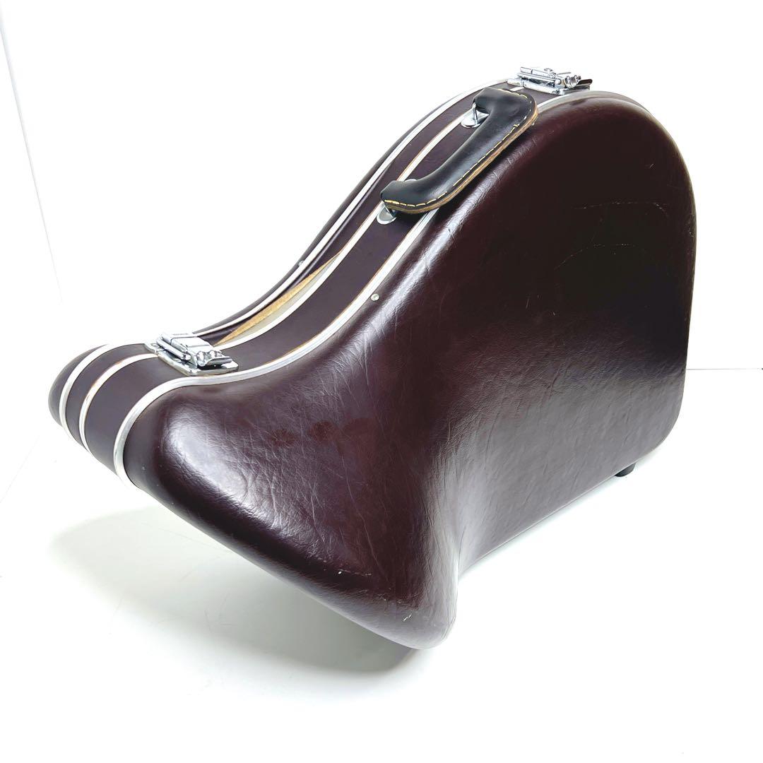 【内装美品】 YAMAHA フレンチホルンケース ブラウン　ハードケース　純正