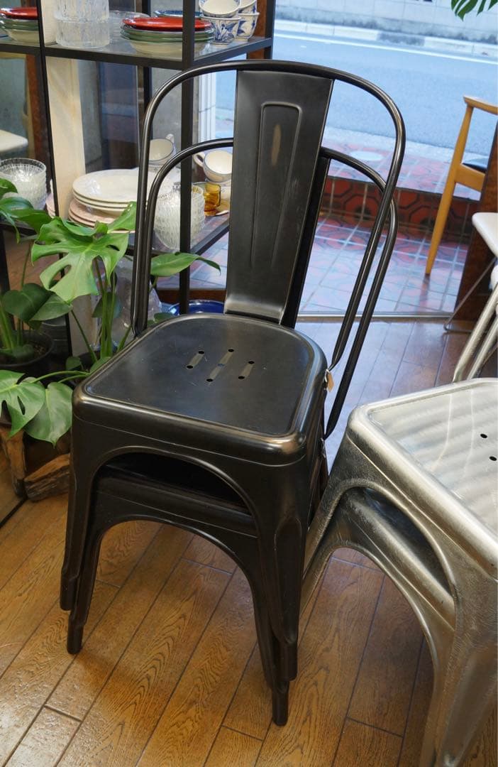 【2脚セット】ADAL Aチェア リプロダクト シルバー