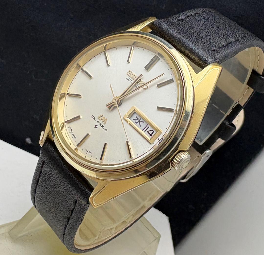 873/稼働 セイコー LM ロードマチック 5606-7190 自動巻