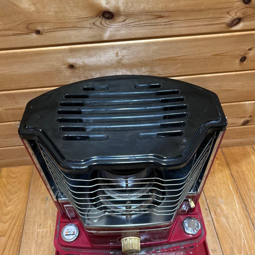 コロナ石油ストーブＳＲ―１　前期型レトロ　放射式タンク一体型　電子点火OK！