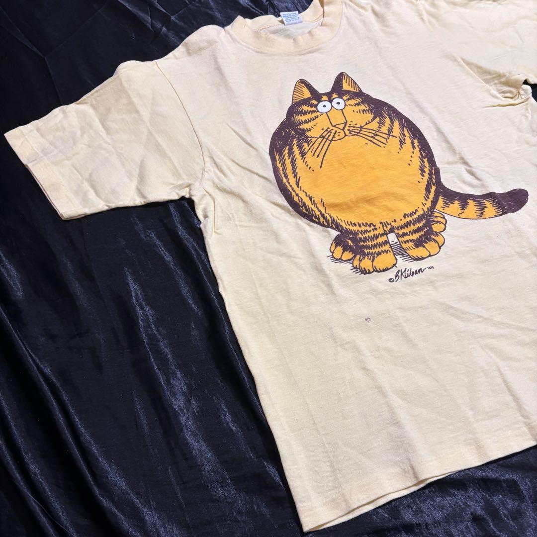 こ*ち様 70s USA製　クリバンキャット　両面プリント　tシャツ