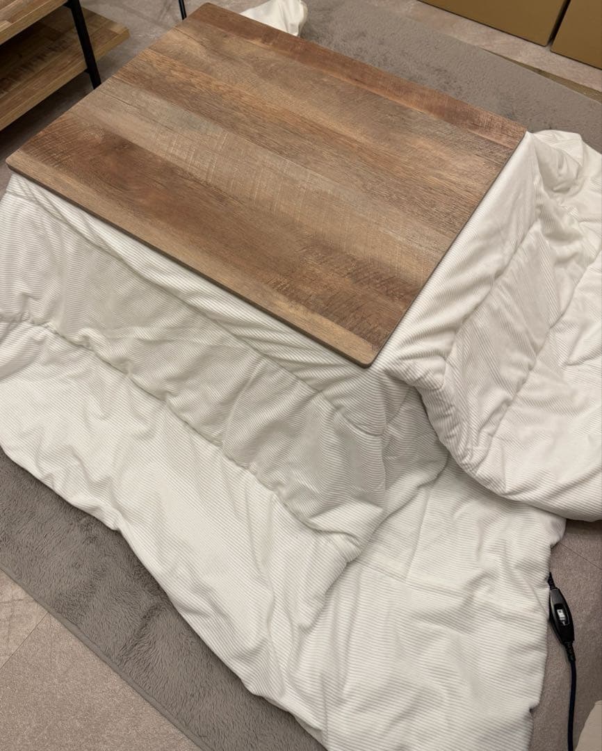 【KAGU350】こたつ/アイボリー×ホワイト1/6処分予定