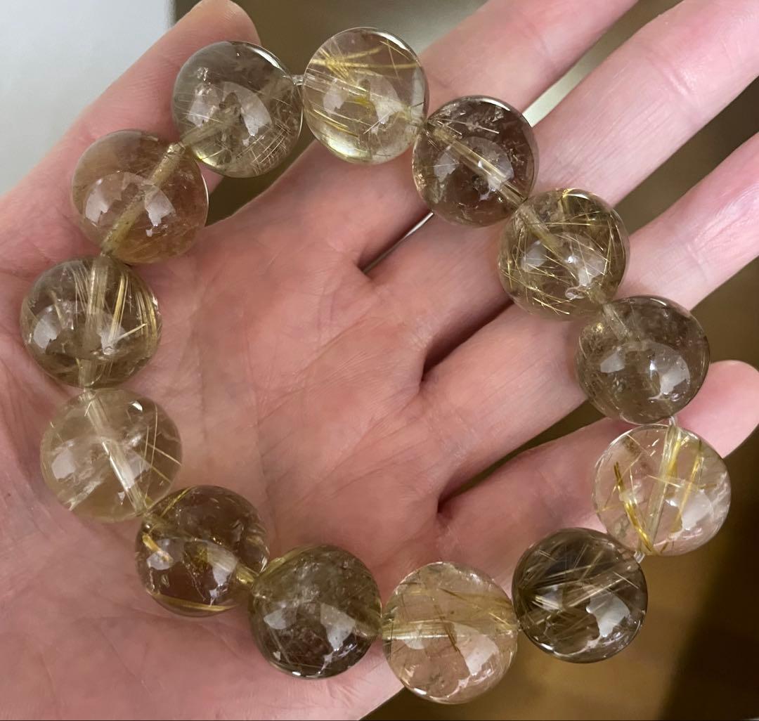 ❤️高品質スモーキールチルクォーツ大玉17ミリ❤️