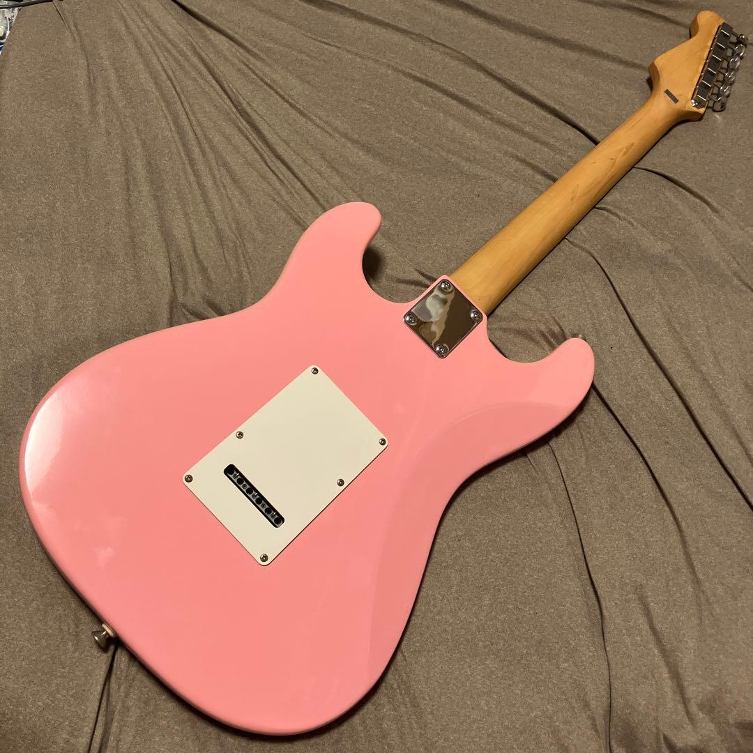 【GIG THE STANDARD】ストラトキャスタータイプエレキギター ピンク