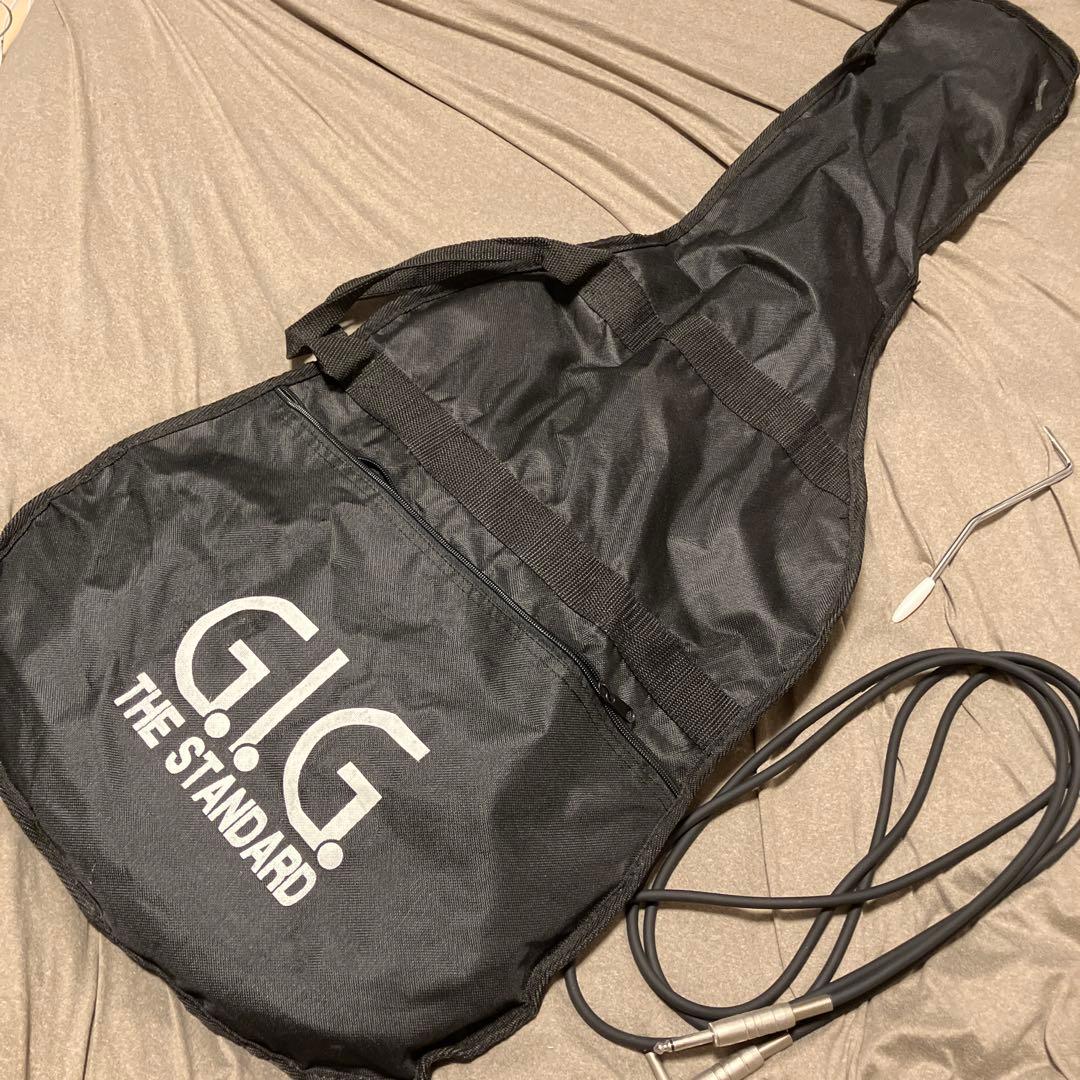 【GIG THE STANDARD】ストラトキャスタータイプエレキギター ピンク